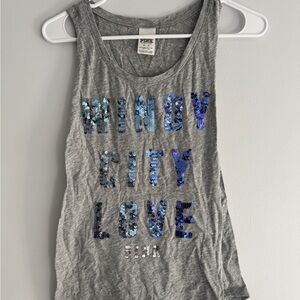 Victoria's Secret PINK Gray Tee